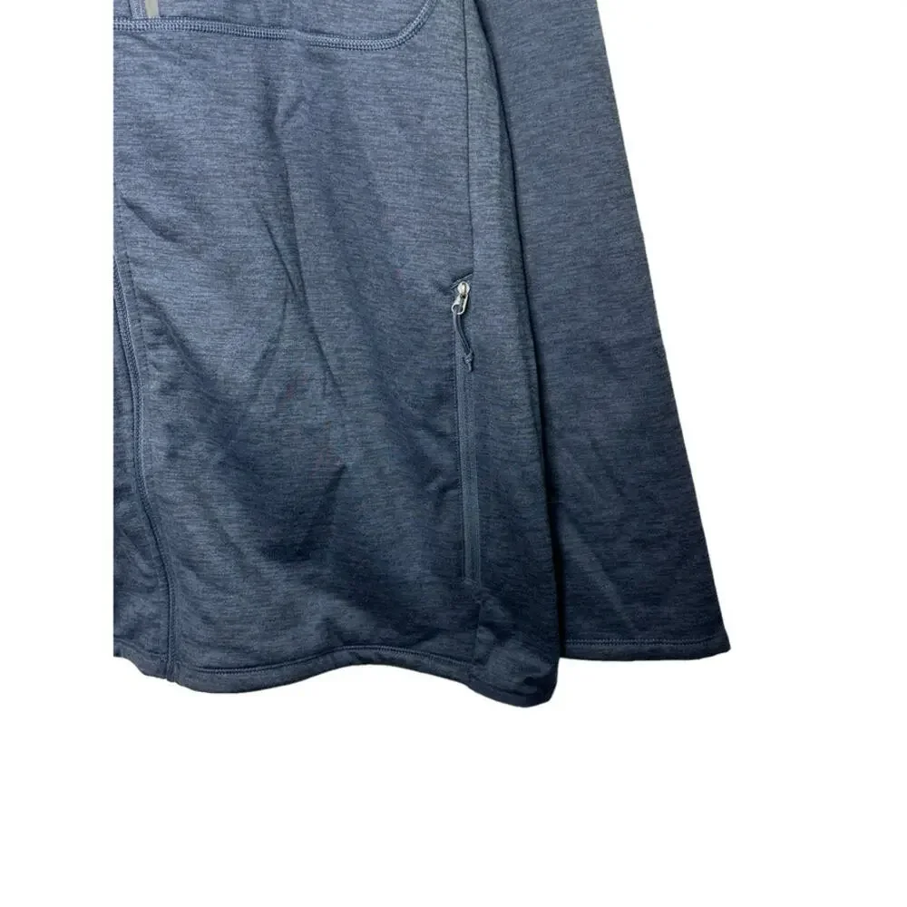 The North Face Mens Skyline Fleece Full Zip Jacket  Heather Urban Navy Blue  XXL